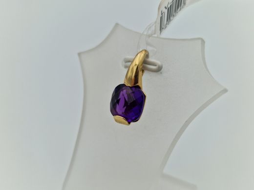 Zelta kulons ar cirkoniju, 1.26 g