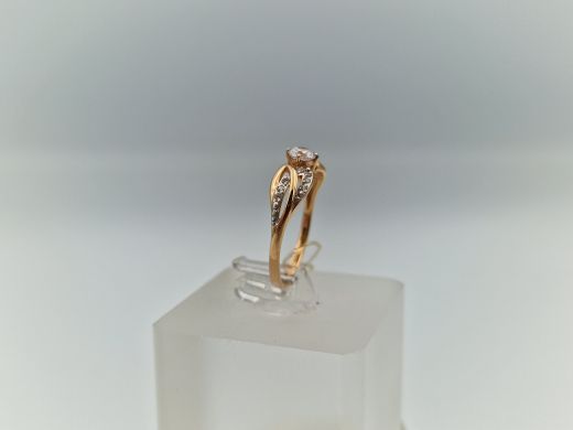 Zelta gredzens, 1.54 g, izm. 16.5