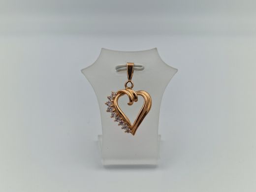 Zelta kulons ar cirkoniju, 1.93 g