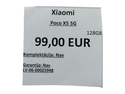 Xiaomi Poco X5 5G 128 gb