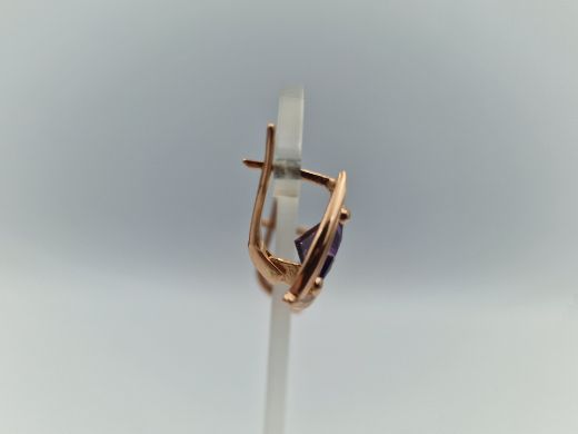 Zelta auskari ar cirkoniju, 5.54 g