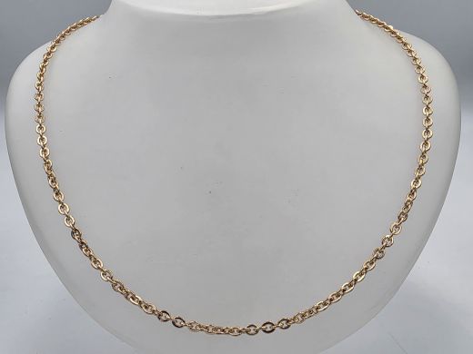 Gold chain, 19.34 g, size 70