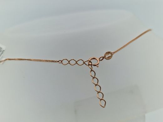 Zelta ķēdīte ar cirkoniju, 1.79 g, izm. 45