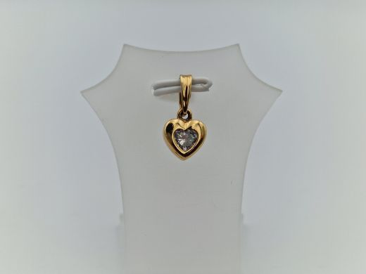 Zelta kulons ar cirkoniju, 1.06 g