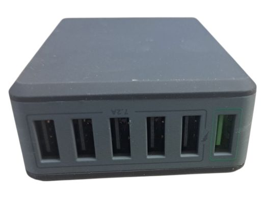 Ventev 6 In 1 Usb Charging Hub With Qc 3.0 Charging - Black