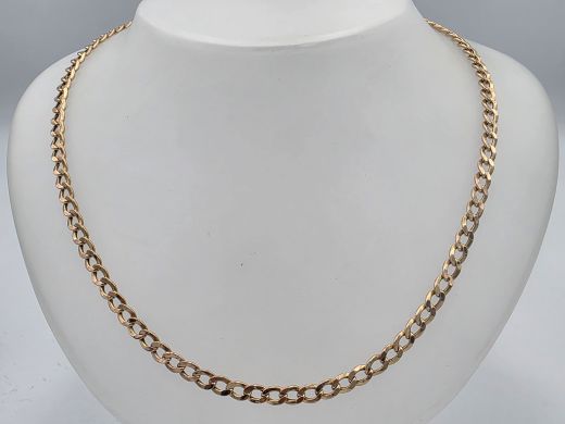 Gold chain, 10.87 g, size 60 cm