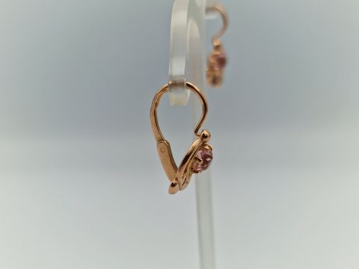 Zelta auskari ar cirkoniju, 3.34 g