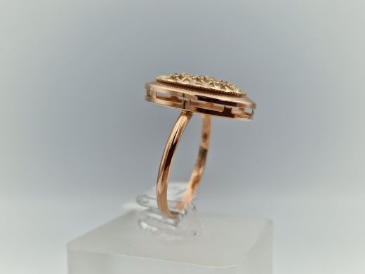 Zelta gredzens ar cirkoniju, 1.67 g, izm. 20