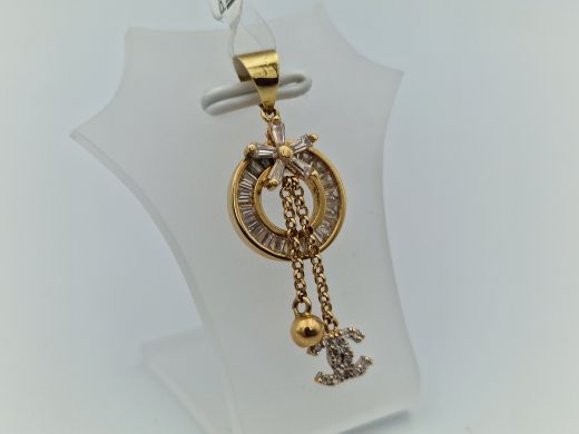 Zelta kulons ar cirkoniju, 2.11 g