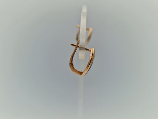 Zelta auskari ar cirkoniju, 4.59 g