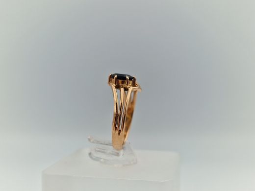 Zelta gredzens ar cirkoniju, 1.83 g, izm. 15.5