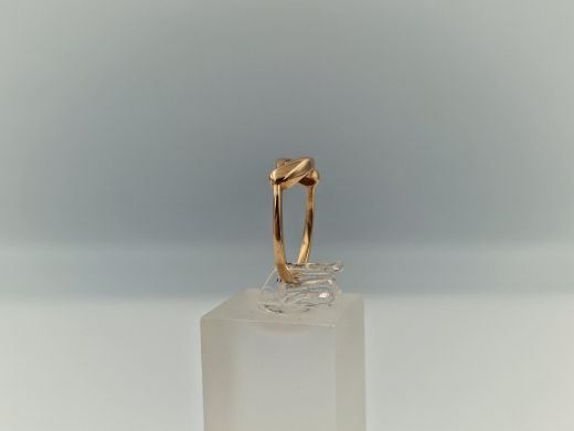 Zelta gredzens ar cirkoniju, 1.78 g, izm. 16