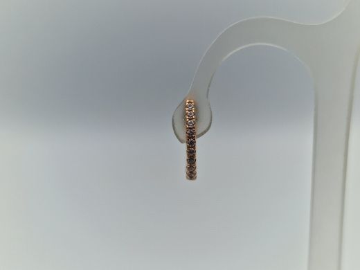 Zelta auskari ar cirkoniju, 1.46 g