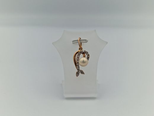 Zelta kulons ar cirkoniju, 1.55 g