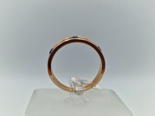 Zelta gredzens ar cirkoniju, 2.75 g, izm. 17