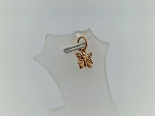 Zelta kulons ar cirkoniju, 0.69 g