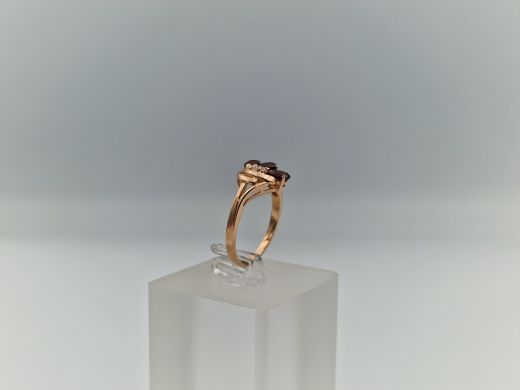 Zelta gredzens ar cirkoniju, 2.29 g, izm. 16.5