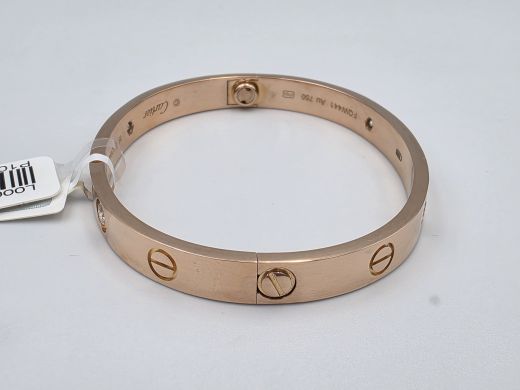 Zelta rokassprādze ar briljantu, 28.98 g, izm. 18 cm