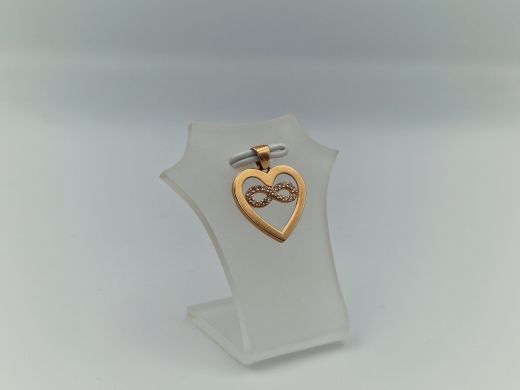 Zelta kulons ar cirkoniju, 1.15 g