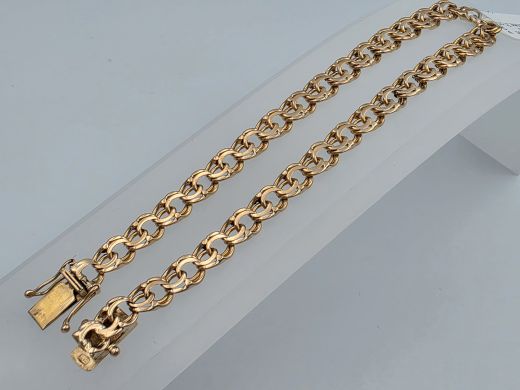 Золотой браслет, 9.47 г, разм. 21 cm