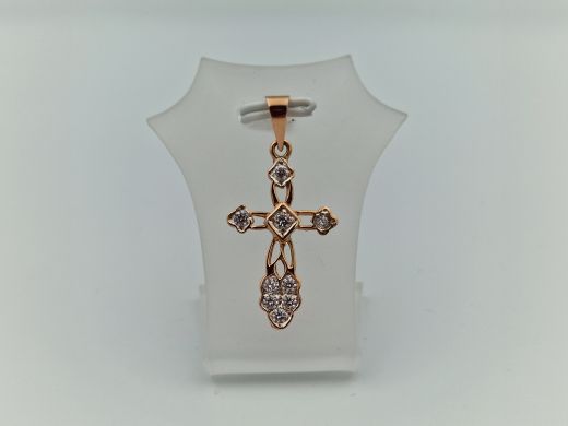 Золотой кулон с цирконом, 1.43 г