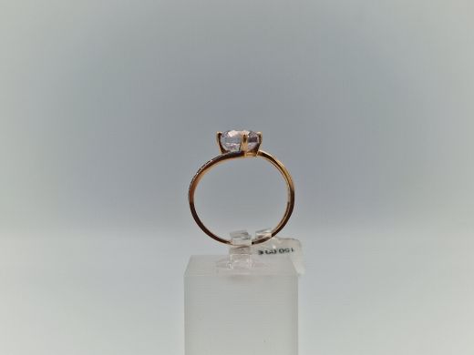 Zelta gredzens ar cirkoniju, 2 g