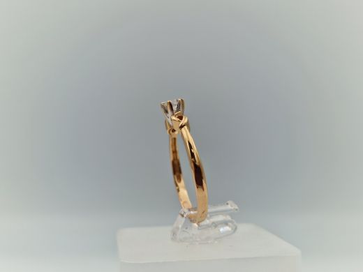 Zelta gredzens ar cirkoniju, 1.83 g, izm. 16.5