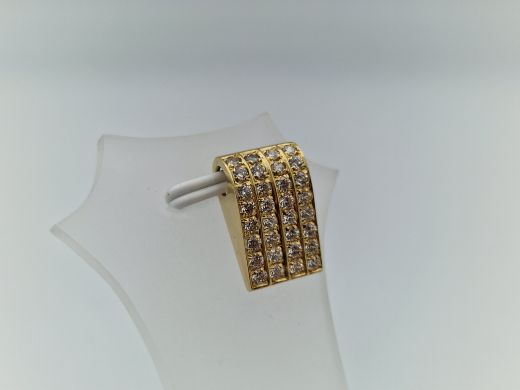 Zelta kulons ar cirkoniju, 2.47 g