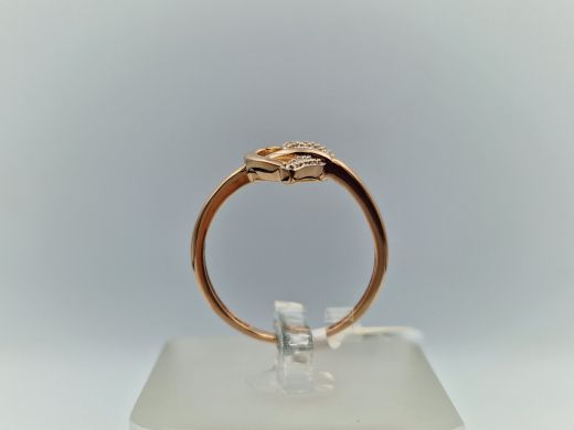 Zelta gredzens ar briljantu, 1.85 g, izm. 18