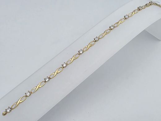 Zelta rokassprādze, 4.25 g, izm. 18 cm