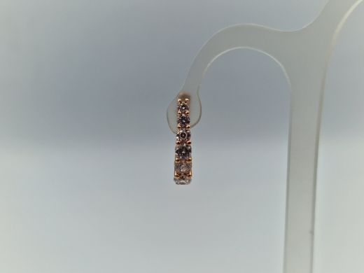 Zelta kulons ar cirkoniju, 2.19 g