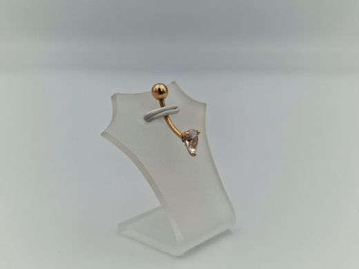 Золотой кулон с цирконом, 0.97 г