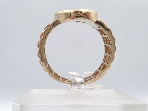 Золотое кольцо с цирконом, 5.36 г, разм. 18.5