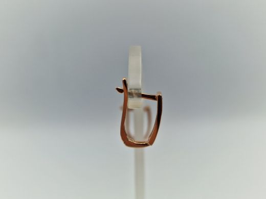 Zelta auskari ar cirkoniju, 1.67 g