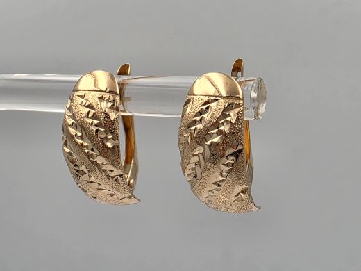 Золотые серьги, 3.42 г