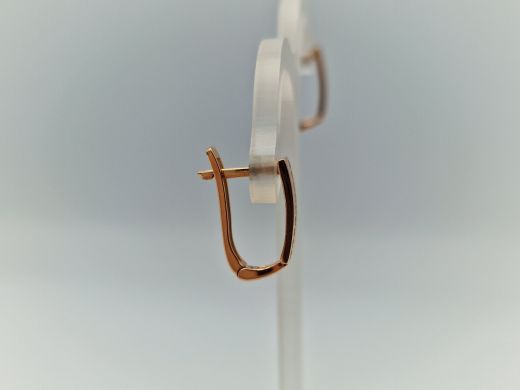 Zelta auskari ar cirkoniju, 1.61 g