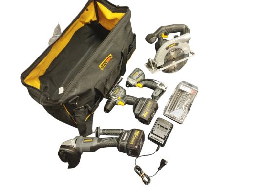 Grunder Cd-B0A18+Cs-L1118+Cw-B1218E+Ag-B0118E, 18 V