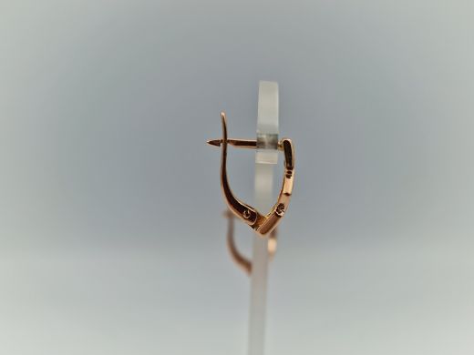 Zelta auskari ar cirkoniju, 2.47 g