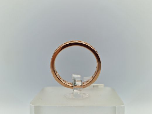 Zelta gredzens ar cirkoniju, 2.16 g, izm. 15.5