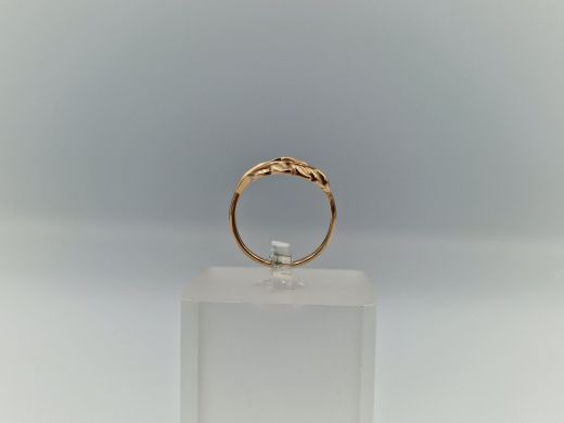 Золотое кольцо с цирконом, 1.6 г, разм. 16.5