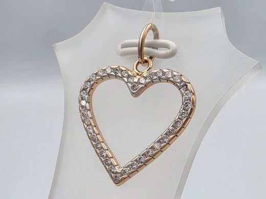Gold pendant with zircon, 1.53 g