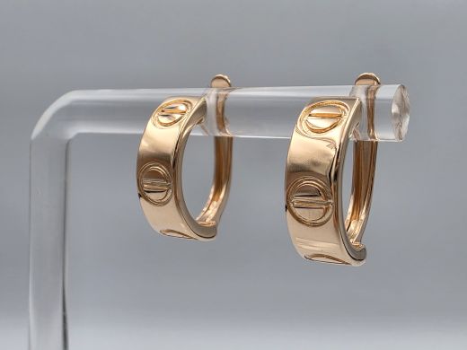 Золотые серьги, 3.06 г
