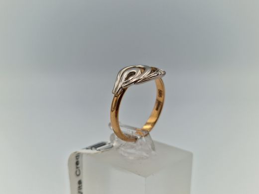 Zelta gredzens ar cirkoniju, 1.57 g