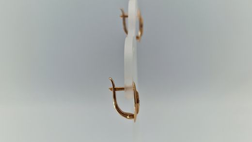 Zelta auskari ar cirkoniju, 1.89 g