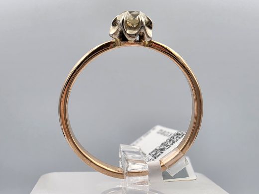 Gold ring, 2.42 g, size 18