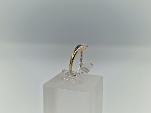 Zelta gredzens ar safīru, 1.65 g, izm. 17.5