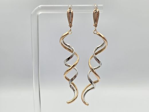 Золотые серьги, 3.70 г