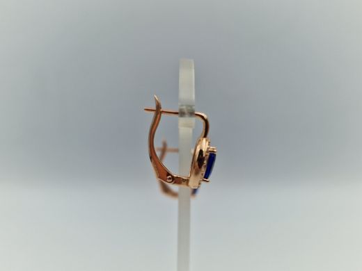 Zelta auskari ar cirkoniju, 2.21 g