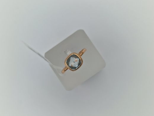 Zelta gredzens ar ametistu, 2.31 g, izm. 17.5