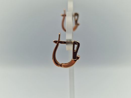 Zelta auskari ar briljantiem, 4.26 g